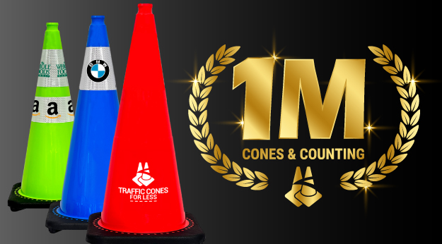 A Million Cones and Counting: TrafficConesForLess.com Achieves Major Milestone